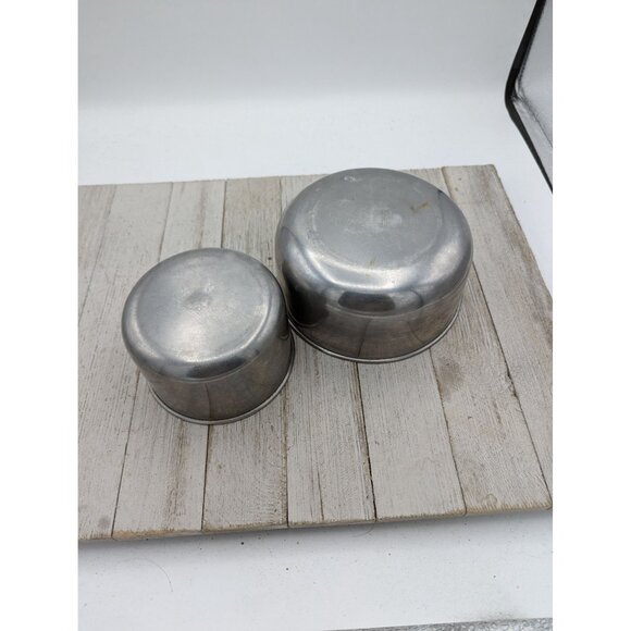 Set of 2 Trend Stainless Steel Mixing Bowl Serving Small 5 1/2" 4" - Picture 4 of 8